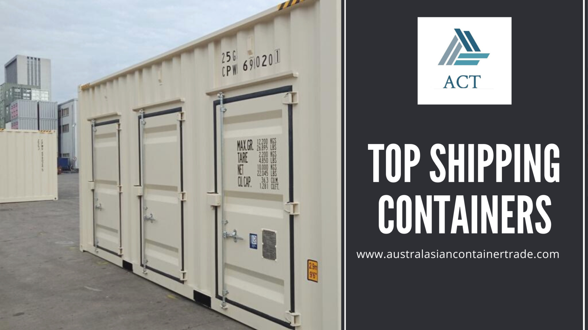 ShippingContainers Australasian Container Trade